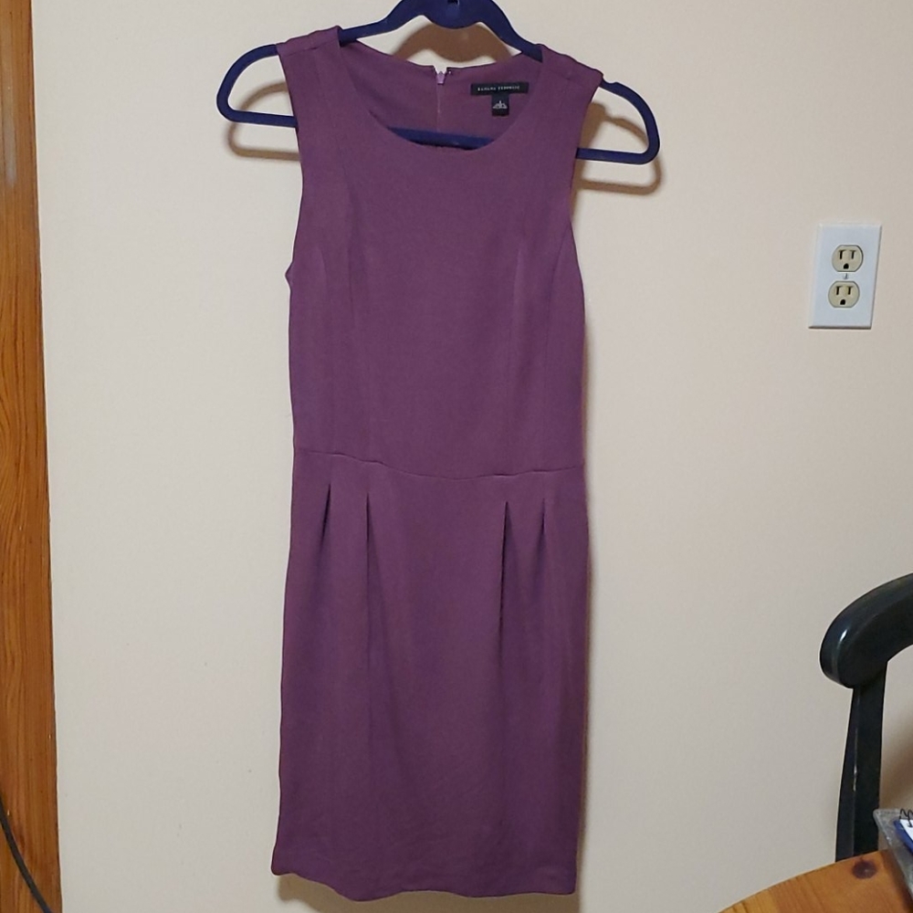 Banana Republic purple sleeveless dress size 4